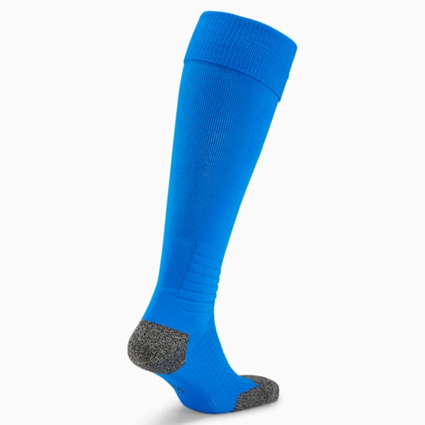 Liga Soccer Socks [1 Pair], Electric Blue Lemonade-Puma White, extralarge